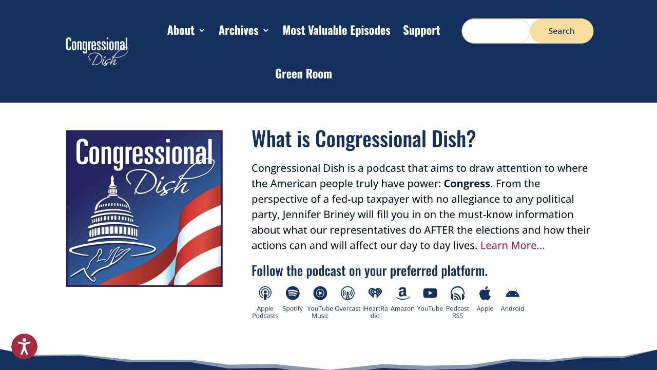 Congressional Dish