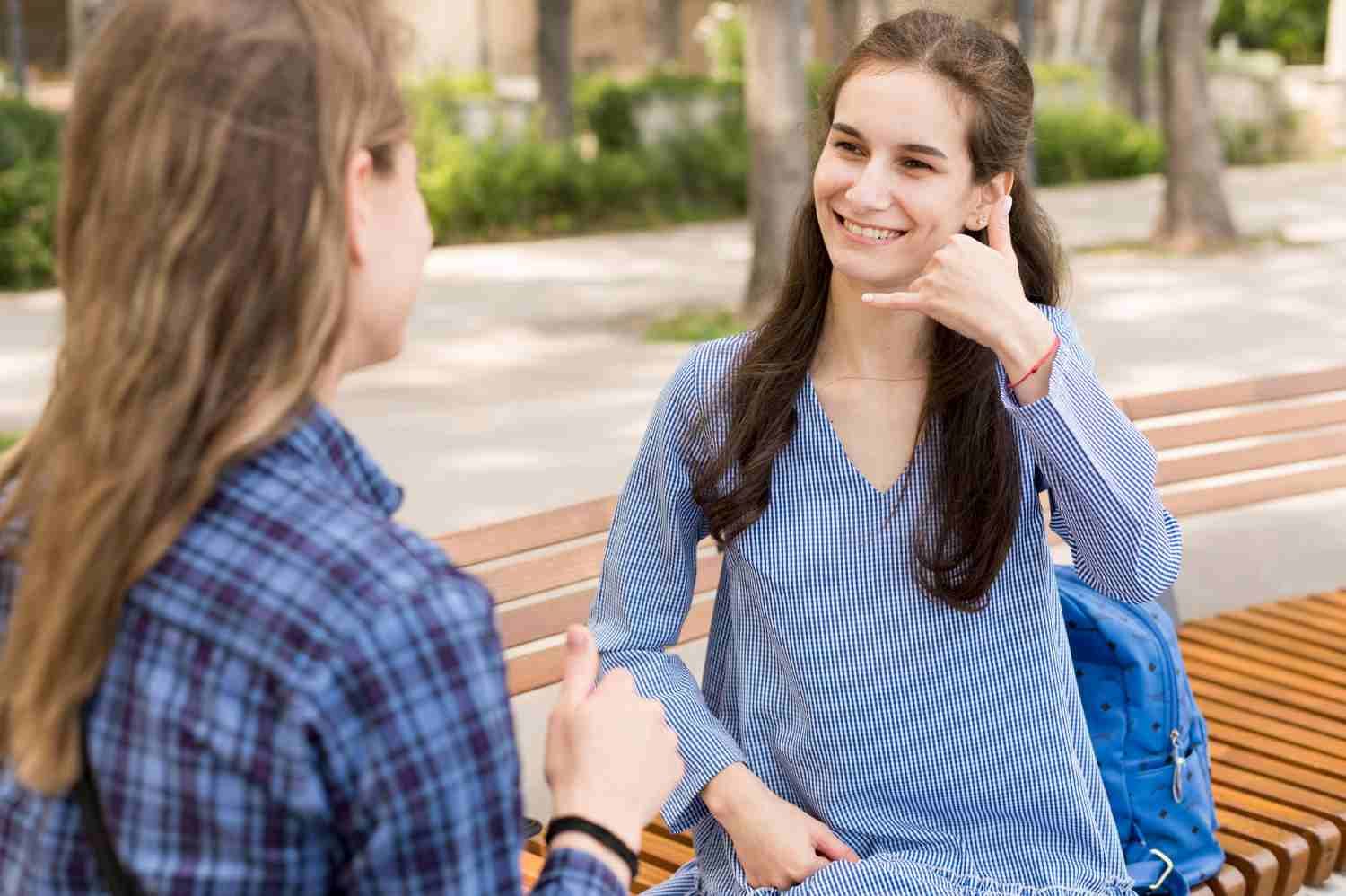 Be a good listener, Both woman talking with each other