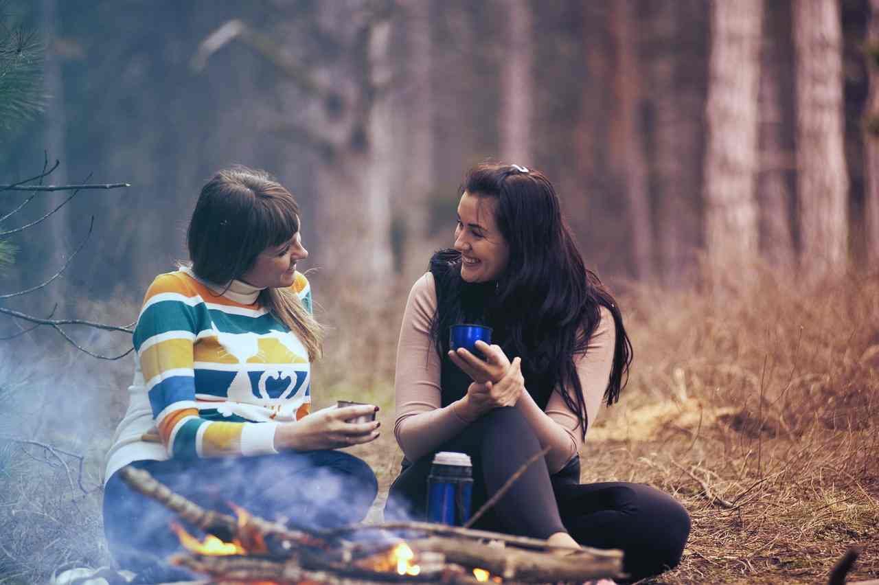 2 women talking with each other happily, communication is key