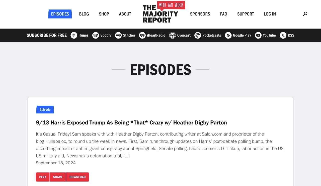 The Majority Report